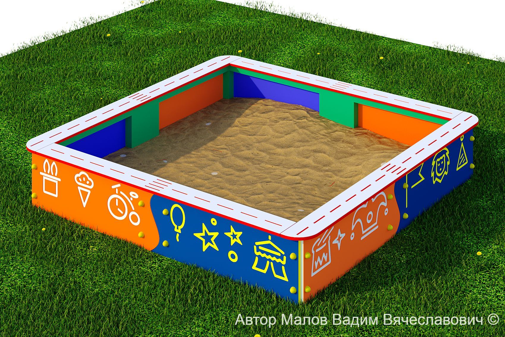 4.4 Песочница составная Цирк-22.08.2022